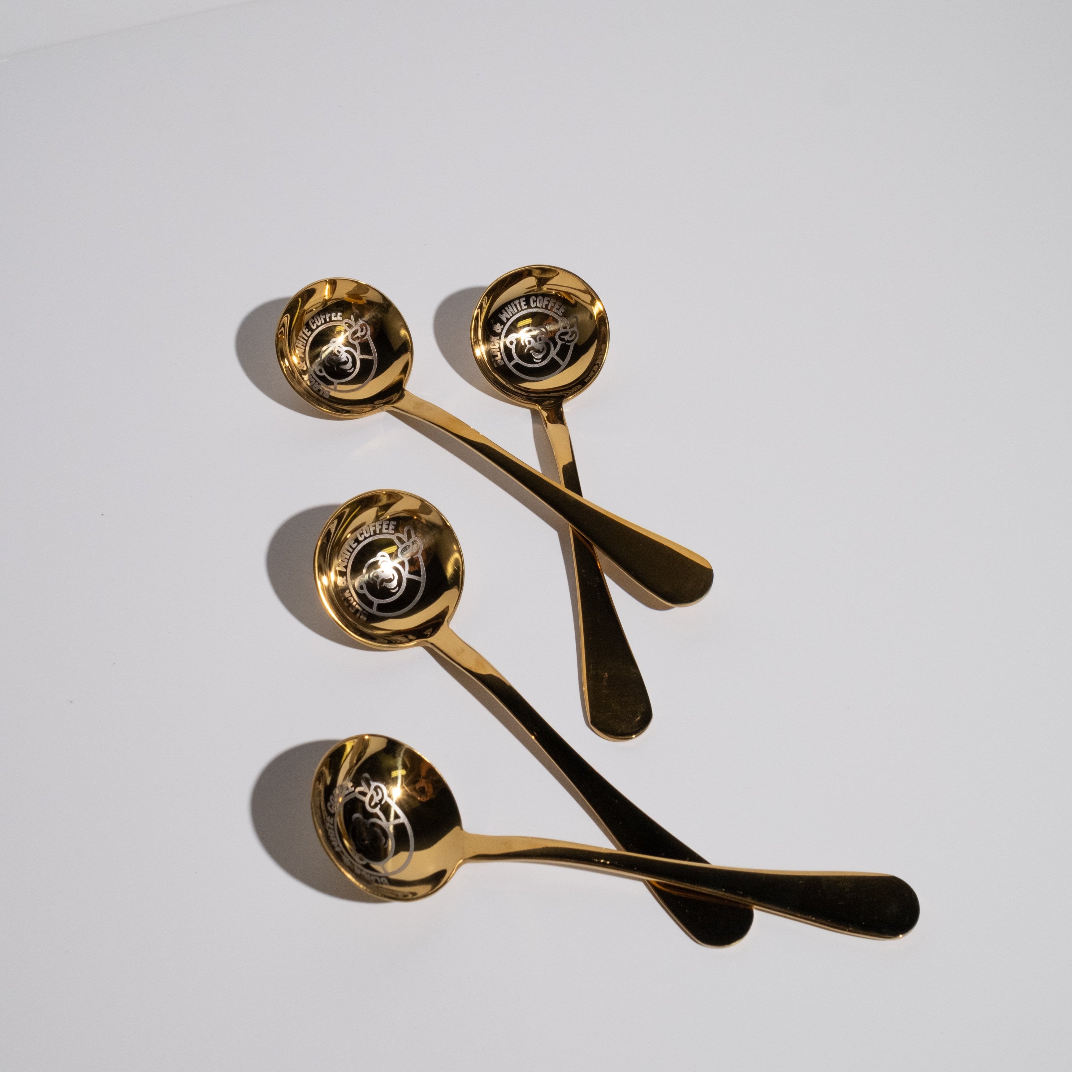 Panda Cupping Spoon featuring a unique Bear Roach Panda design, perfect for holiday use and enhancing your coffee-tasting experience.