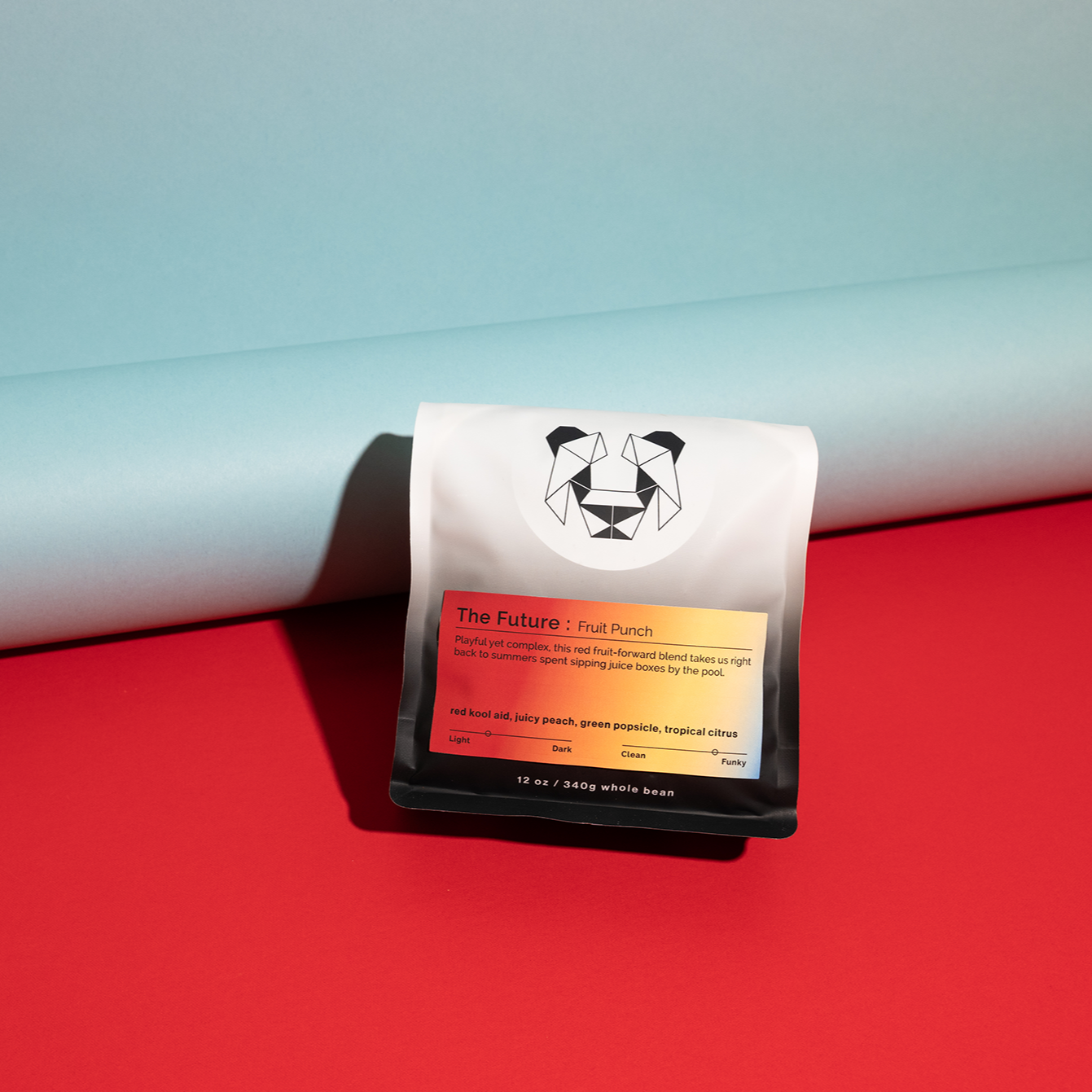 The Future - Fruit Punch coffee blend with a nostalgic twist, featuring tropical and red fruit flavors, inspired by Hawaiian Punch and childhood summer memories.