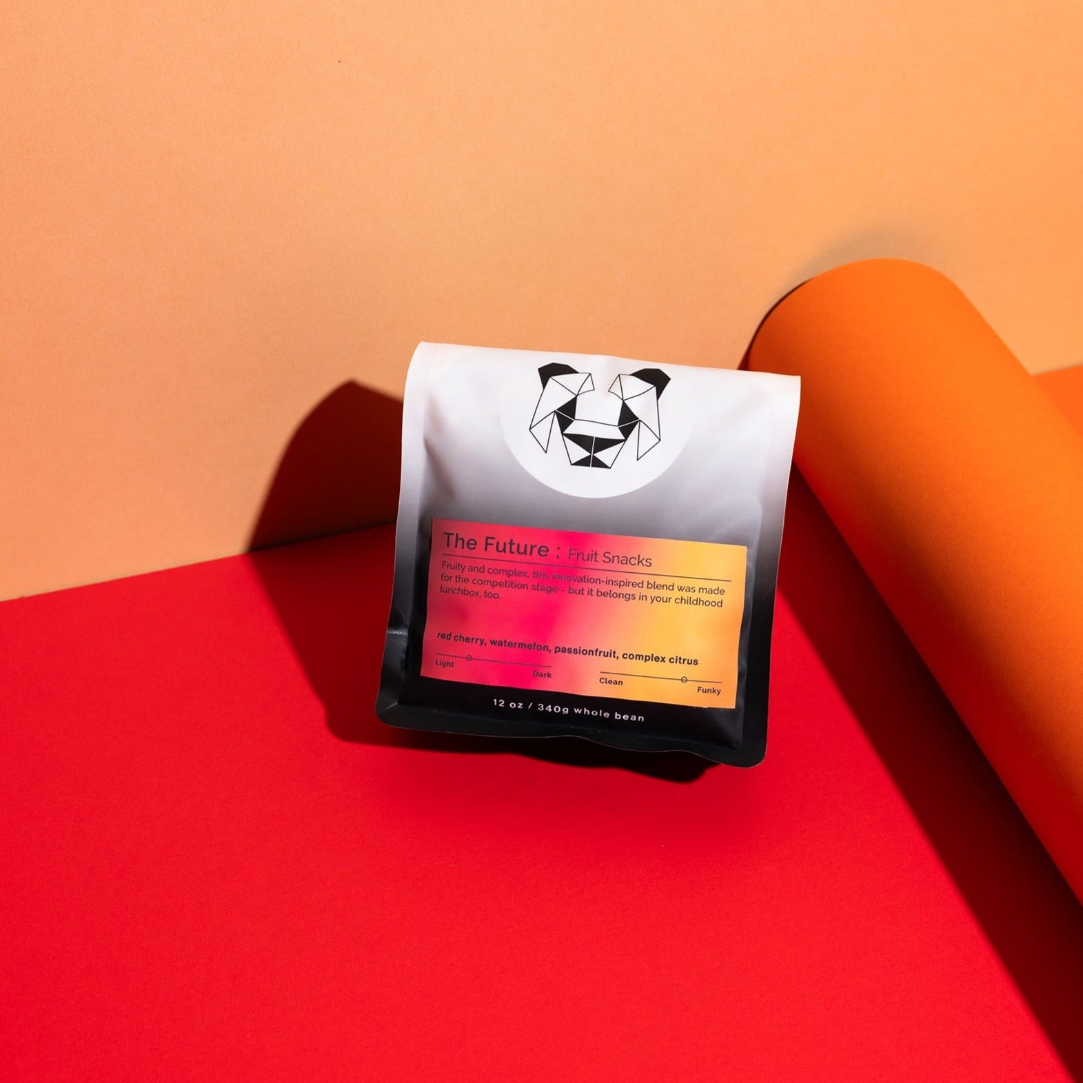 The Future - Fruit Snacks coffee blend, featuring innovative Colombian beans, highlights fruity, complex flavors reminiscent of childhood snacks and advanced fermentation techniques.