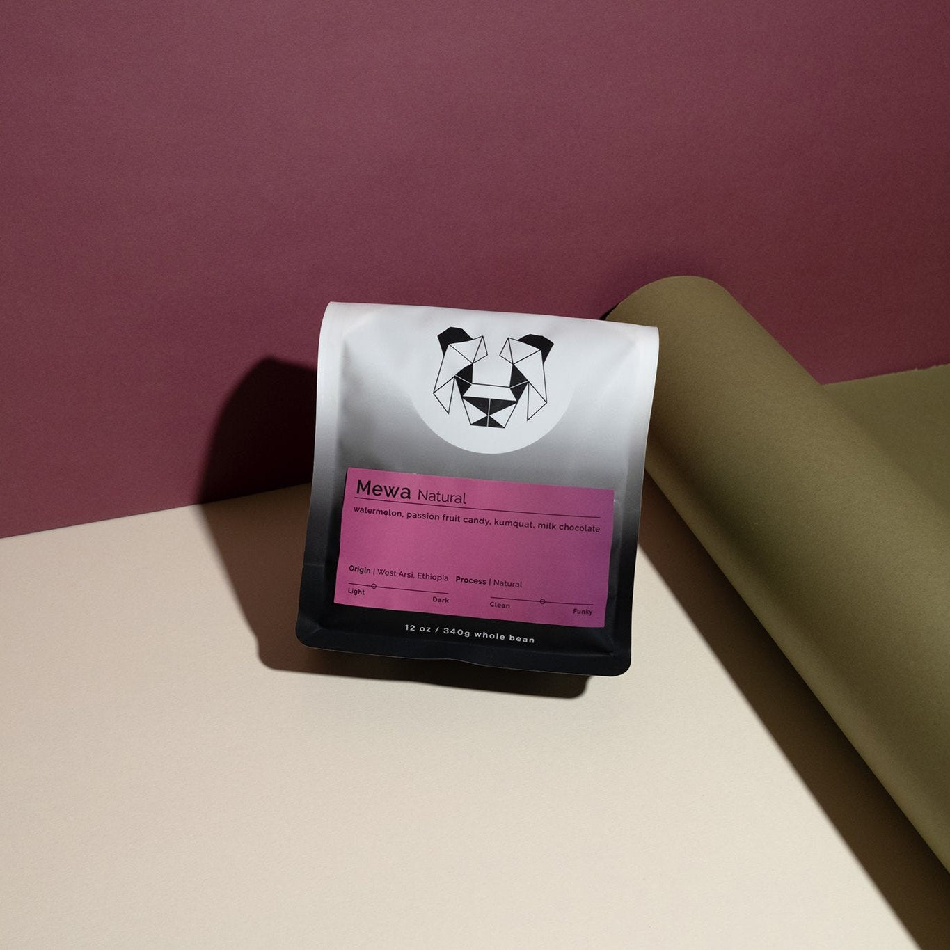 Mewa - Natural coffee features traditional Ethiopian beans processed naturally, offering tropical fruit flavors and a smooth, chocolatey finish. Grown by smallholders in West Arsi.