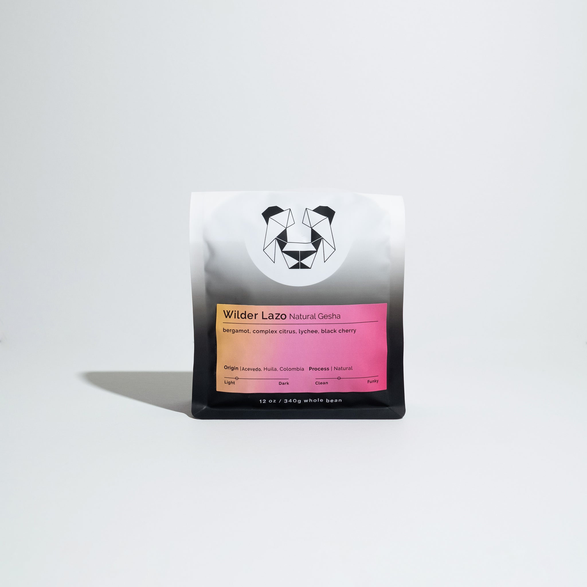 Wilder Lazo - Natural Gesha coffee, showcasing handpicked cherries processed naturally, highlighting floral, citrus, and tropical notes from Acevedo, Huila, Colombia.