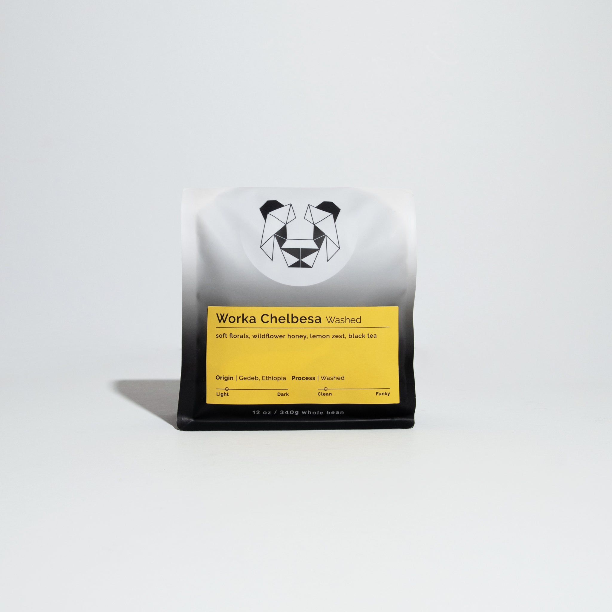 Worka Chelbesa - Washed coffee, showcasing indigenous Ethiopian landrace beans, celebrated for its floral aroma, honey sweetness, and lemon zest finish, processed traditionally at high elevation.