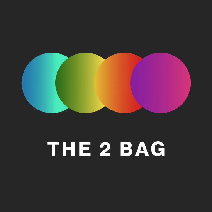 The 2 Bag subscription offers two monthly coffee bags: one standard, one for flavor exploration, available in 12oz, 2lb, or 5lb options.