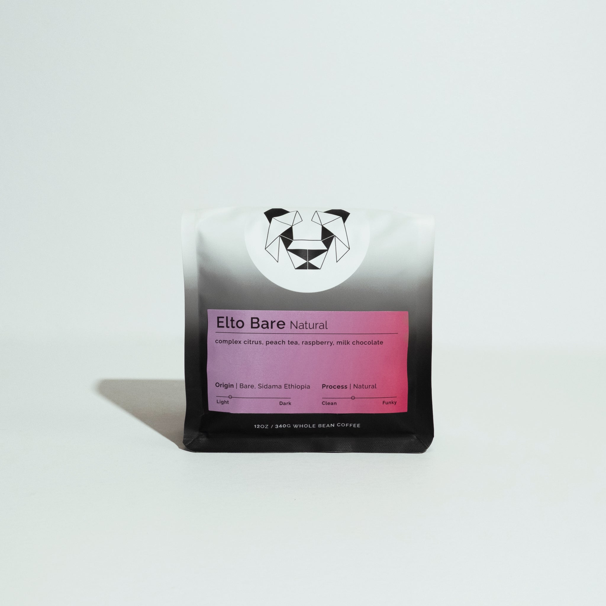 Elto Bare natural product packaging on a white background