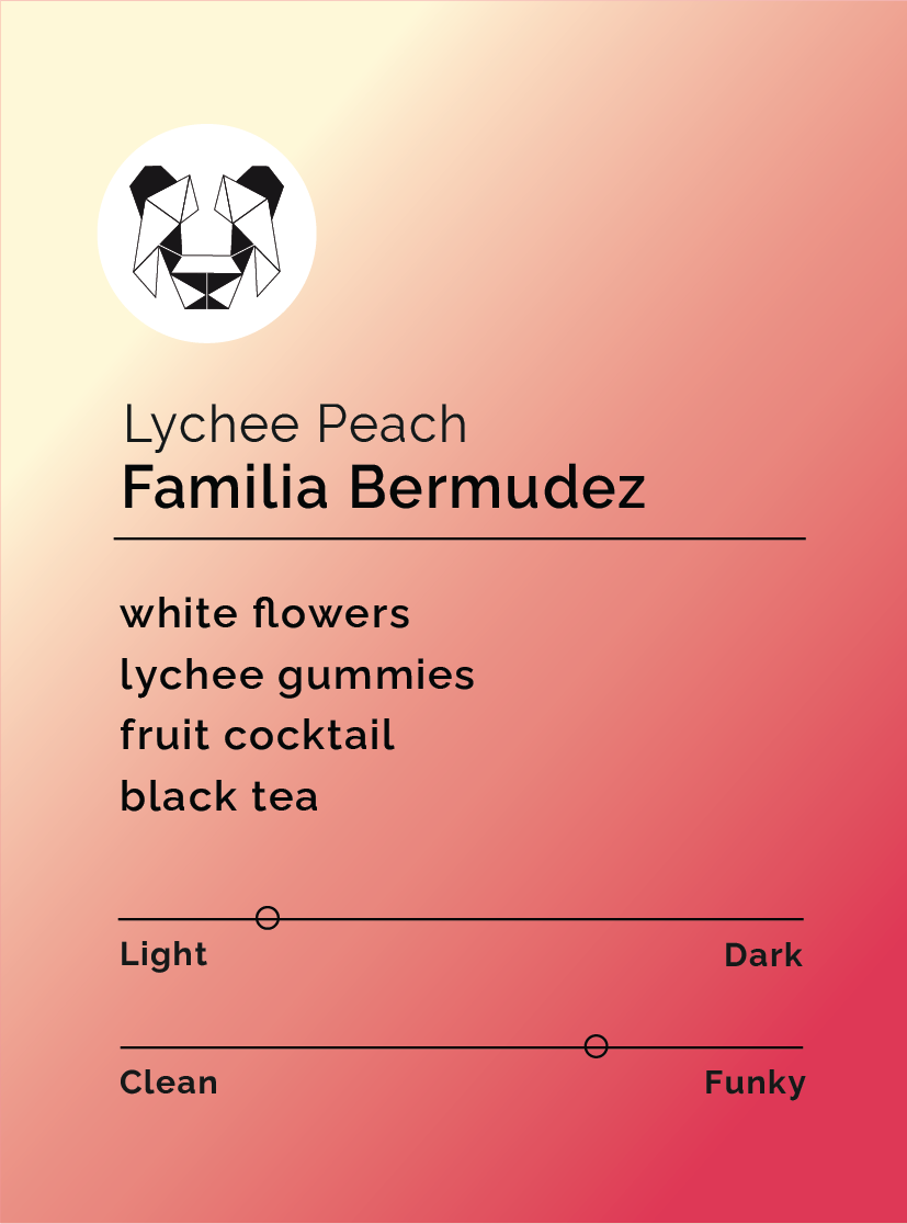 Photo of Familia Bermudez Lychee Peach | Colombia | Black & White Coffee Roasters