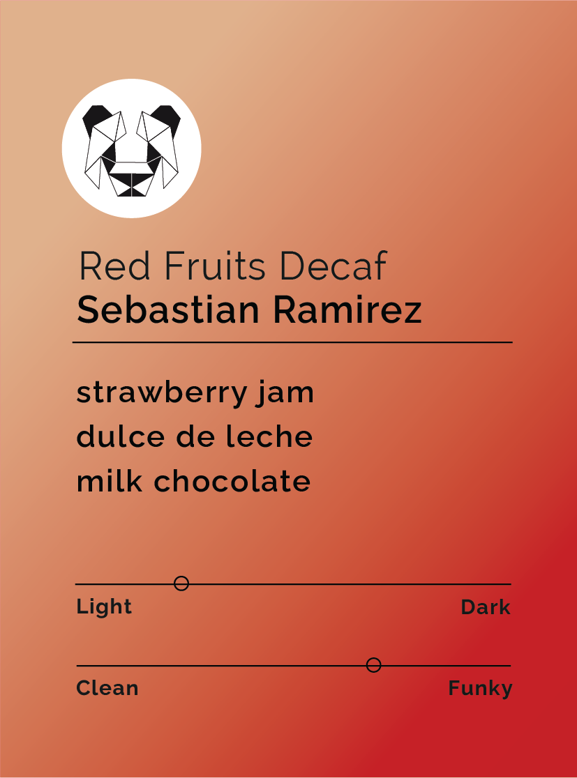 Photo of Sebastian Ramirez Red Fruits Decaf | Colombia | Black & White Coffee Roasters